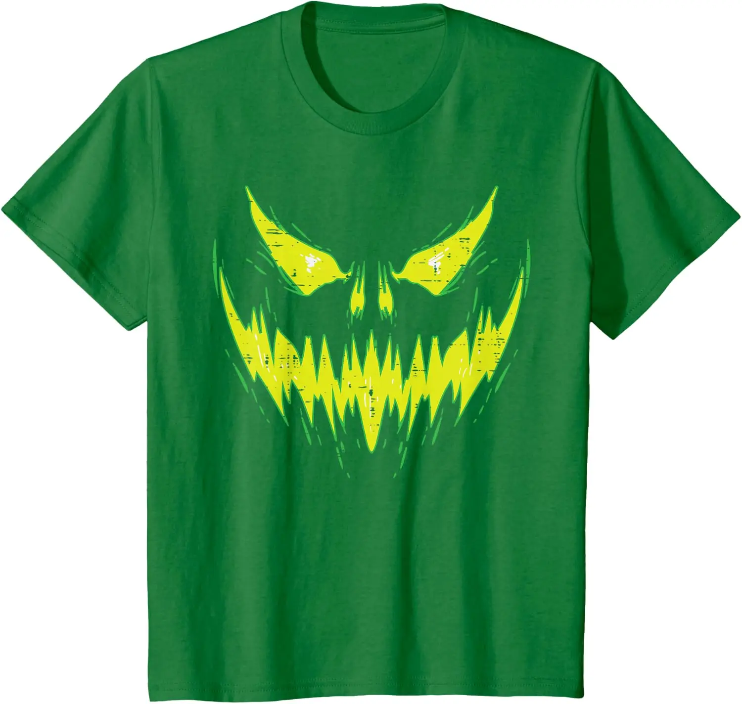 Spooky Pumpkin Face Halloween T-Shirt Men Women Short Sleeve Vintage Fun Pumpkin Halloween Streetwear Tshirts