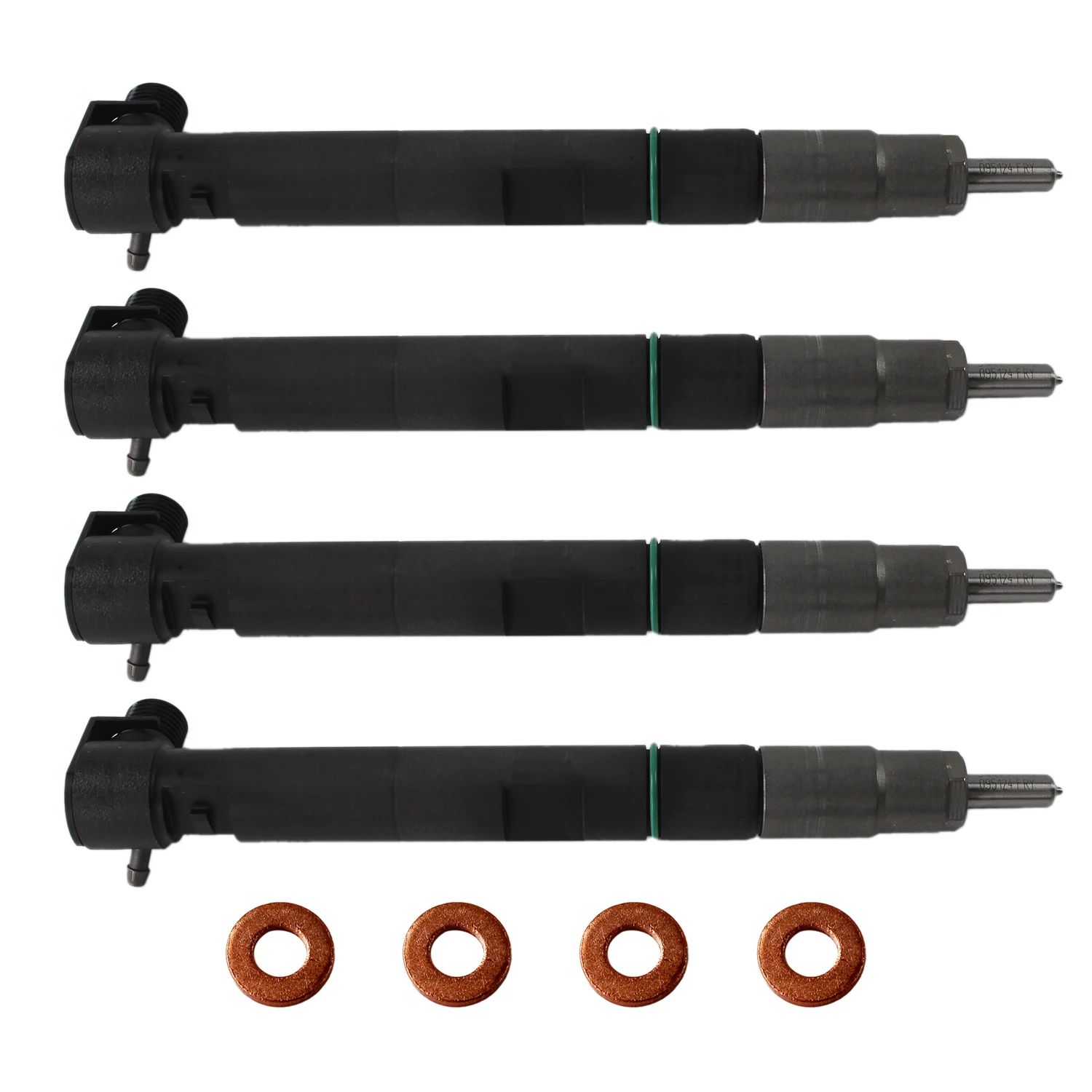 DPGKITS 4 Pcs Fuel Injector 400903-00074D / 7275454 28337917 For Doosan D24 D18 INCLUDES O-RINGS With Nozzle Copper Seal Ring
