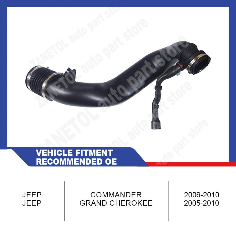 53013672AE 53013672AD 6508284AA ZANETOL Araba Aksesuarları Turbo Emme Hortumu Jeep Commander Grand Cherokee 3.0L V8 2007~2010 için