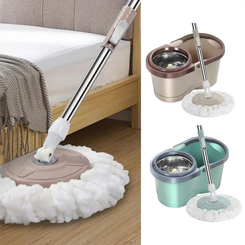 Spinn Mop e secchio Sistema Mop Magic Floor Mop Spremere Mop con secchio Rotante Mop Cleaner per lavare il pavimento Pulizia della casa