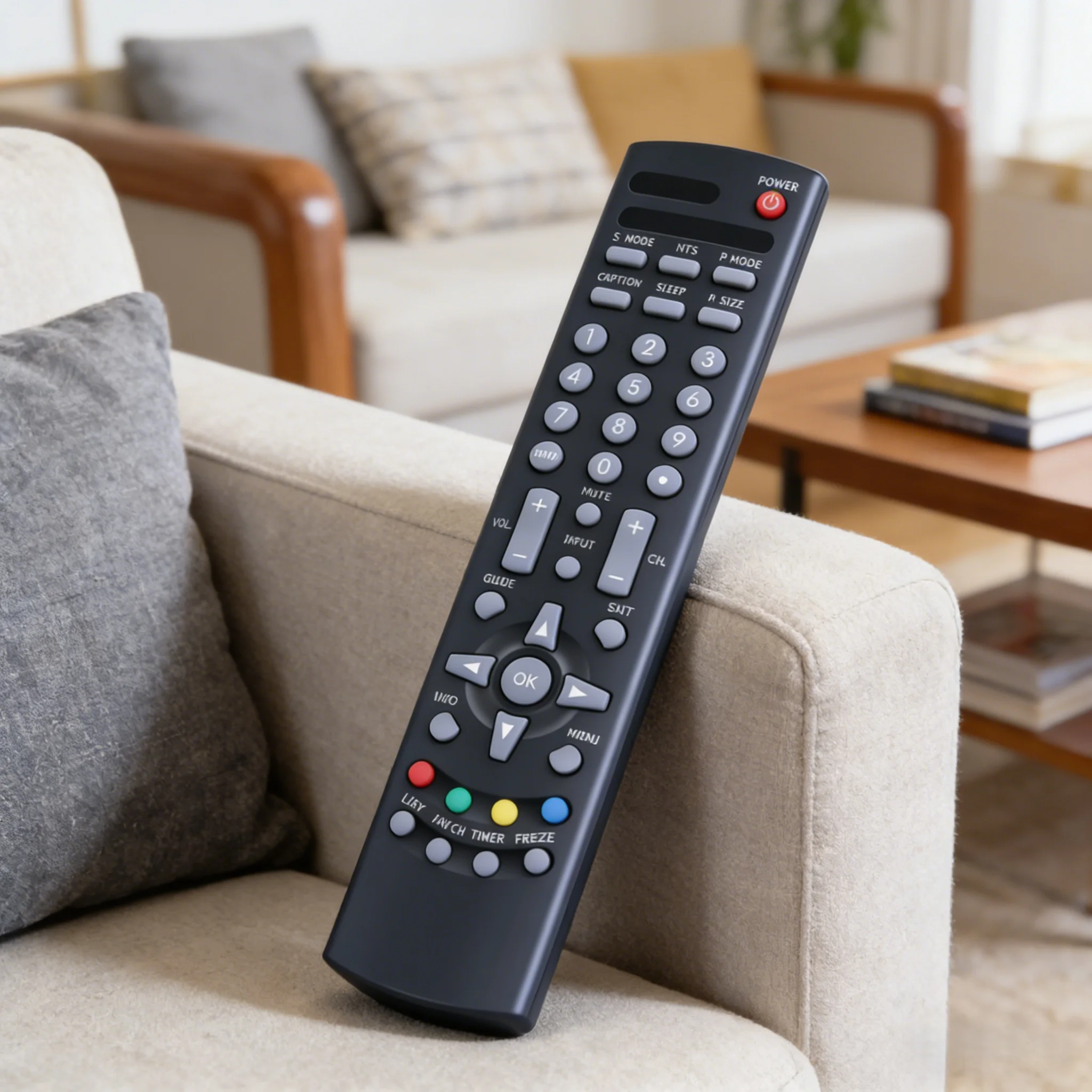 Durable Replacement Remote RC4870 RC4875 for Hitachi TV, Plug-and-Play for 4849 TE32182B301C10 32272H