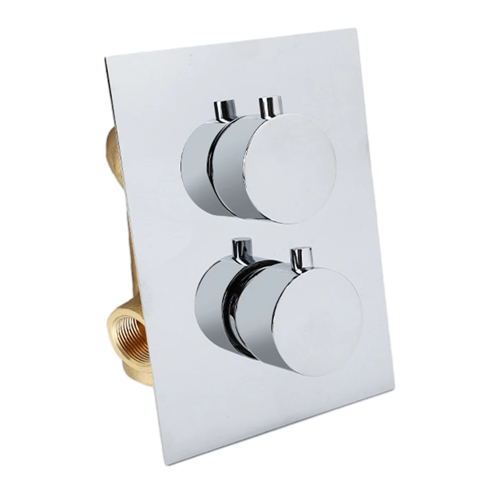 Shower Mix Switch Shower Valve Mixer Bathroom Accessories Cold Water Inlet Outlet EASY TO INSTALL For Hot Cold Taps