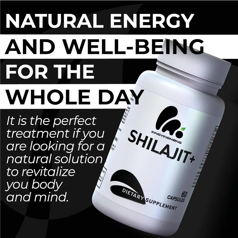 

Himalaya Shilajit 1000mg contains humic acid, energy support -60 capsules
