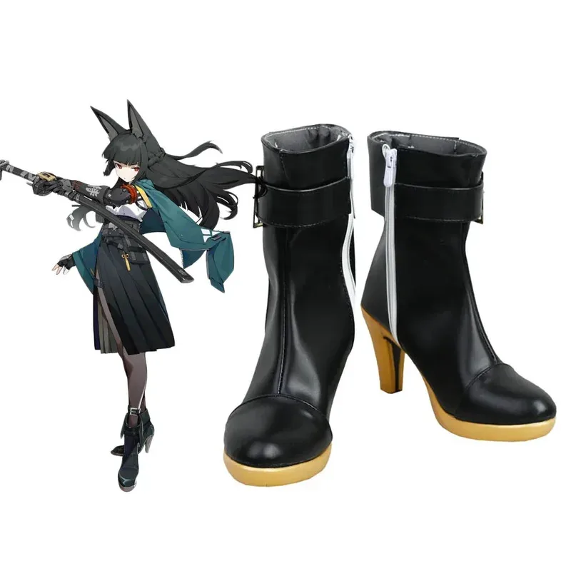 

RealCos Zenless Zone Zero Hoshimi Miyabi Cosplay Boots High Heel Shoes Custom Made Any Size