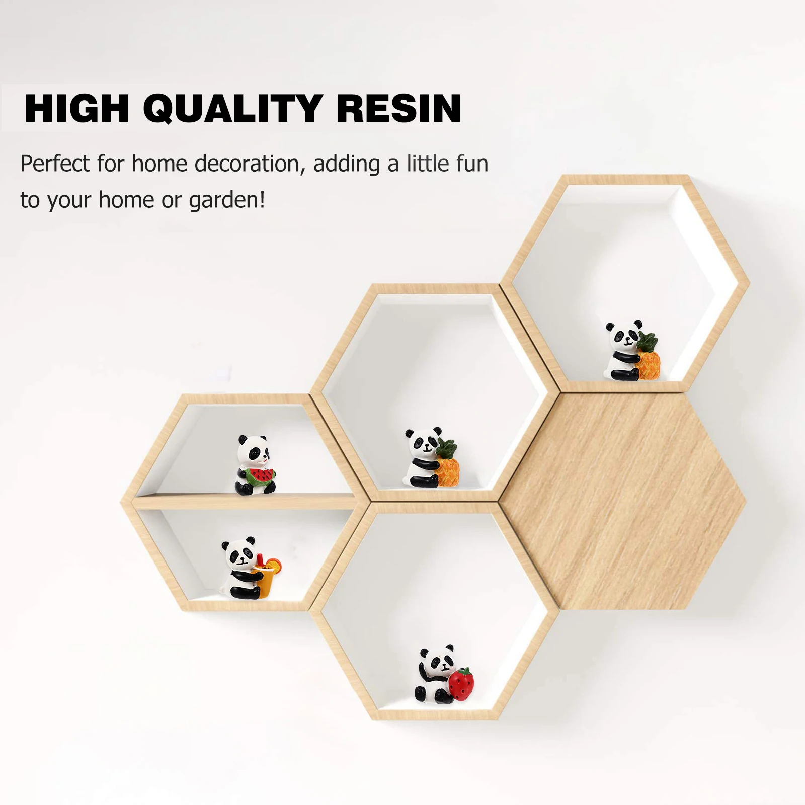 

4 Pcs Mini Figurines Resin Reusable Realistic Mini L DIY Woodl Dollhouse Fairy Gardens Terrariums Decor