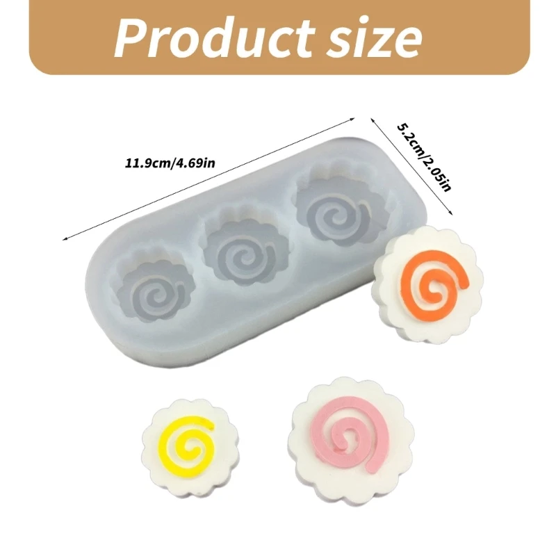 E15E Versatile Jewelry Charm Silicone Mold for Fish Plate Epoxy Resin Accessories