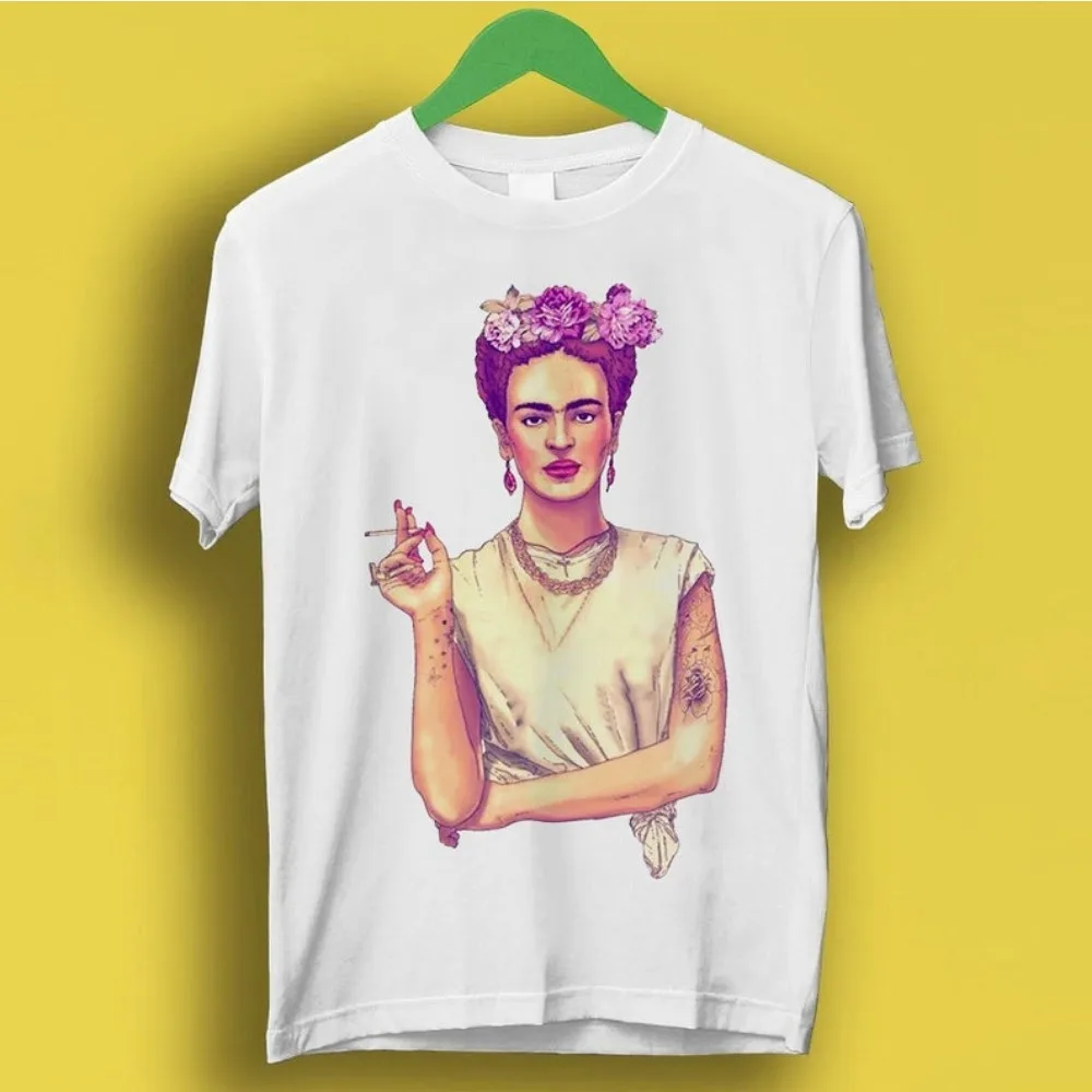 Frida Kahlo Artist Painter Super Cool Selfie Artwork Top Hipster Gift Unisex Tee T Shirt