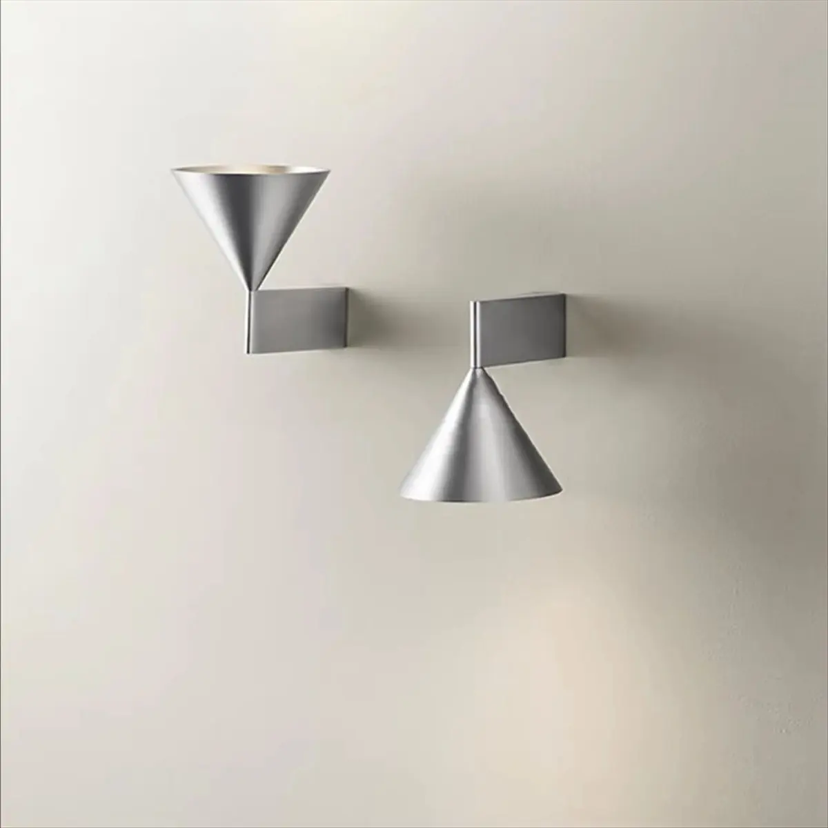 【Like】  Interior Wall Lights Home Decorations Cone Small LED Wall Lamp Geometry Wall Mirrors Lighting Lamps Living Room Light