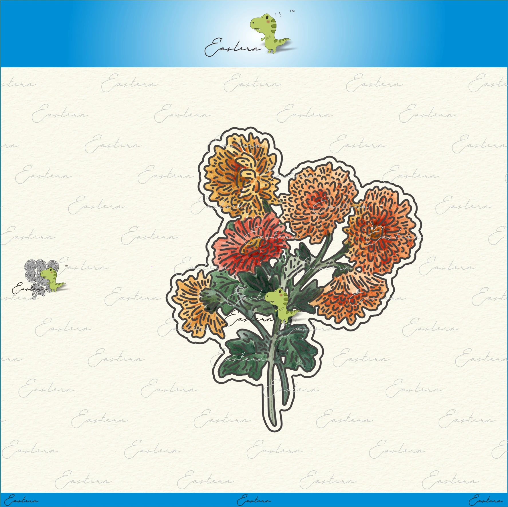 Winter Rust Flower metal cutting dies 2023 new diy molds Scrapbooking Paper Making die cuts crafts Printed Sheet
