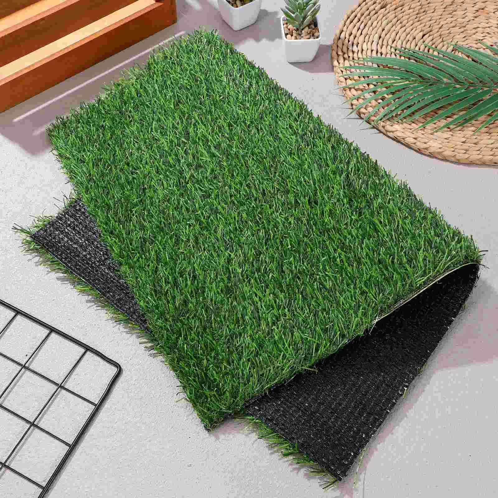 Artificial Turf Door Mat Front Grass Outdoor Rug Entry Rugs for inside House Doormat Mats Outdoors Fake Lawn