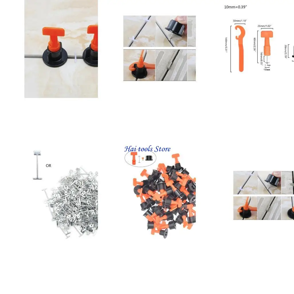 

X37E Stainless Steel Needles Tile Installation Tool Leveler Spacers Installation Tool for Home Construction 2 Option