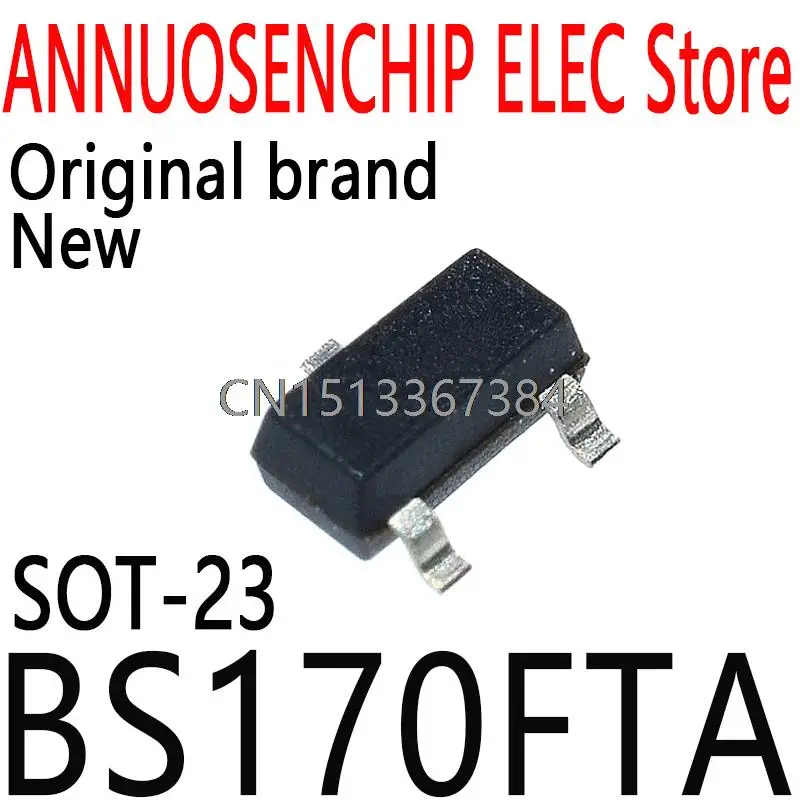 10PCS New and Original BS170 SOT-23 BS170FTA 