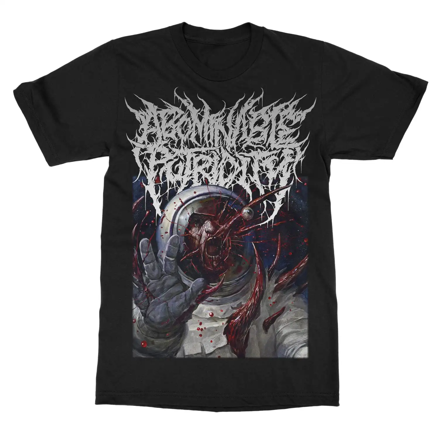 Abominable Putridity Bio Transmitted Ingurgitated Band T-Shirt 100 % Baumwolle Grafik-T-Shirt für Männer und Frauen, Sommer-Streetwear-Top – Detail 4