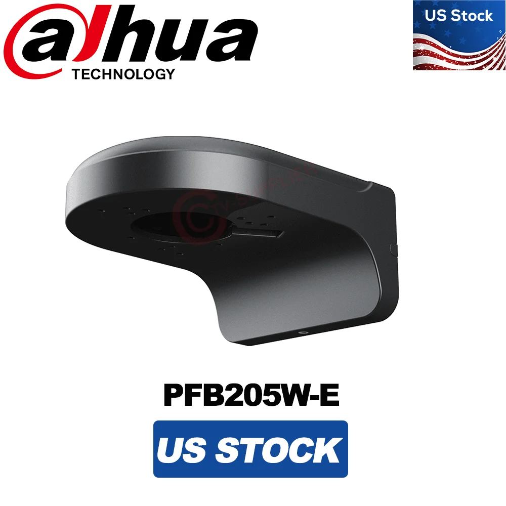 

Dahua Water-proof Wall Mount Bracket PFB205W-E Black for Turret IP Camera IPC-HDW2449T-S-PV IPC-HDW2449T-S-IL IPC-HDW2849T-S-IL