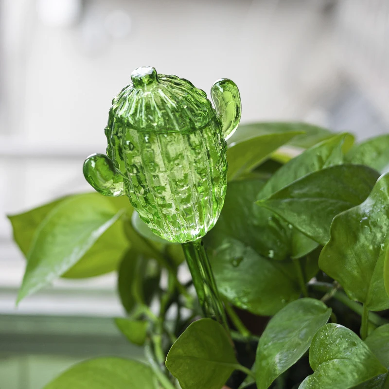 

Glass Plant Water Feeder Cartoon Automatic Self Watering Devices Auto Plants Drip Irrigation System Home Watering Tools
