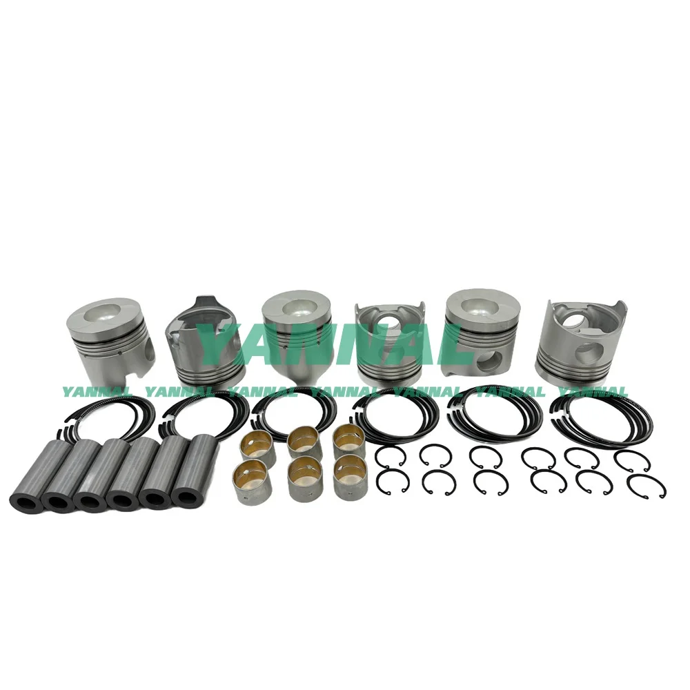 H06C Piston With Piston Rings For Hino Engine Parts