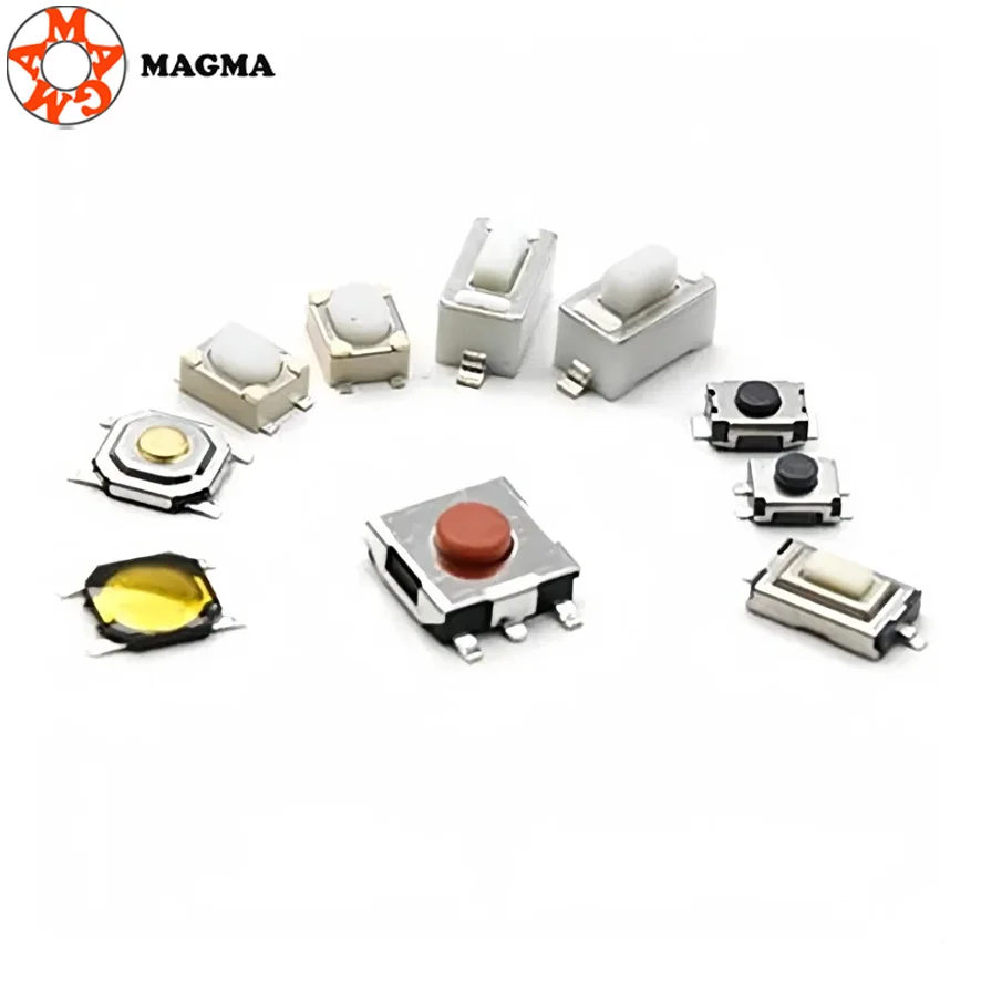 MAGMA سيارة مفتاح تحكم عن بعد زر اللمس Microswitch DIY مايكرو التبديل متنوعة دفع زر اللباقة مفاتيح إعادة تعيين ورقة صغيرة التبديل #4