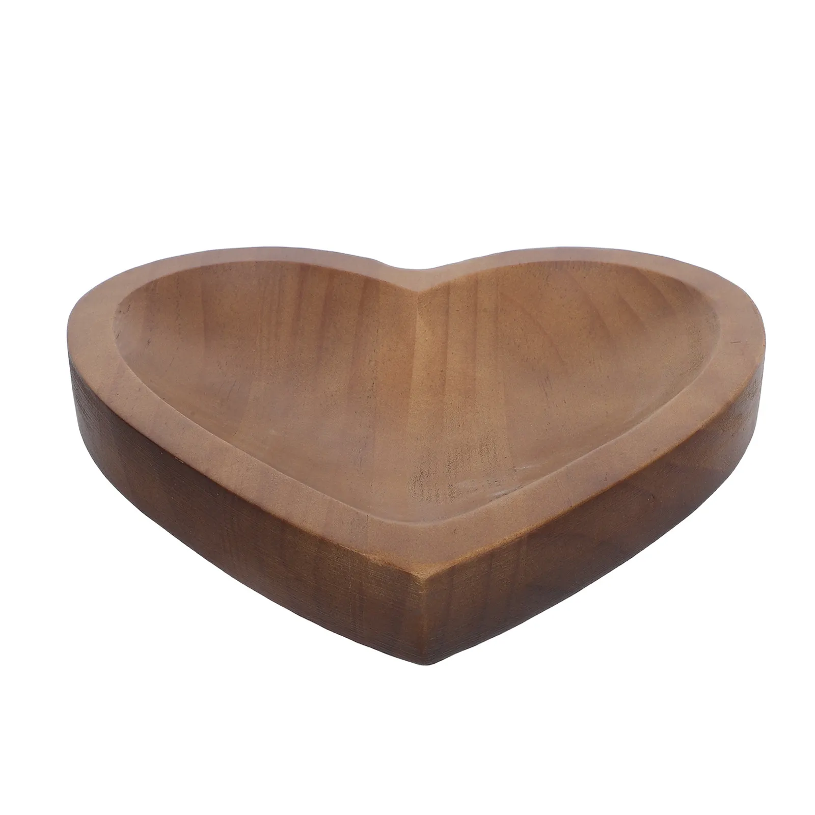 

Декоративная деревянная чаша в форме сердца для фруктов и теста, для дома, свадьбы, кухни, центральное украшение для молитвенного зала, подарок, декор для молитвенной комнаты