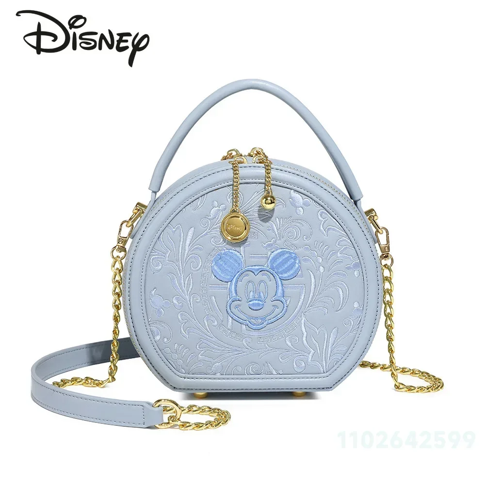 Mickey Original 2024 New Women's Crossbody Bag Fashion High Quality Women's Handbag Explosive Large Capacity Women's Round Bag