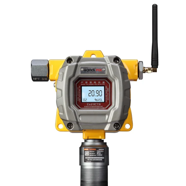 Online fixed hydrogen H2 gas detector online hydrogen gas leak detector