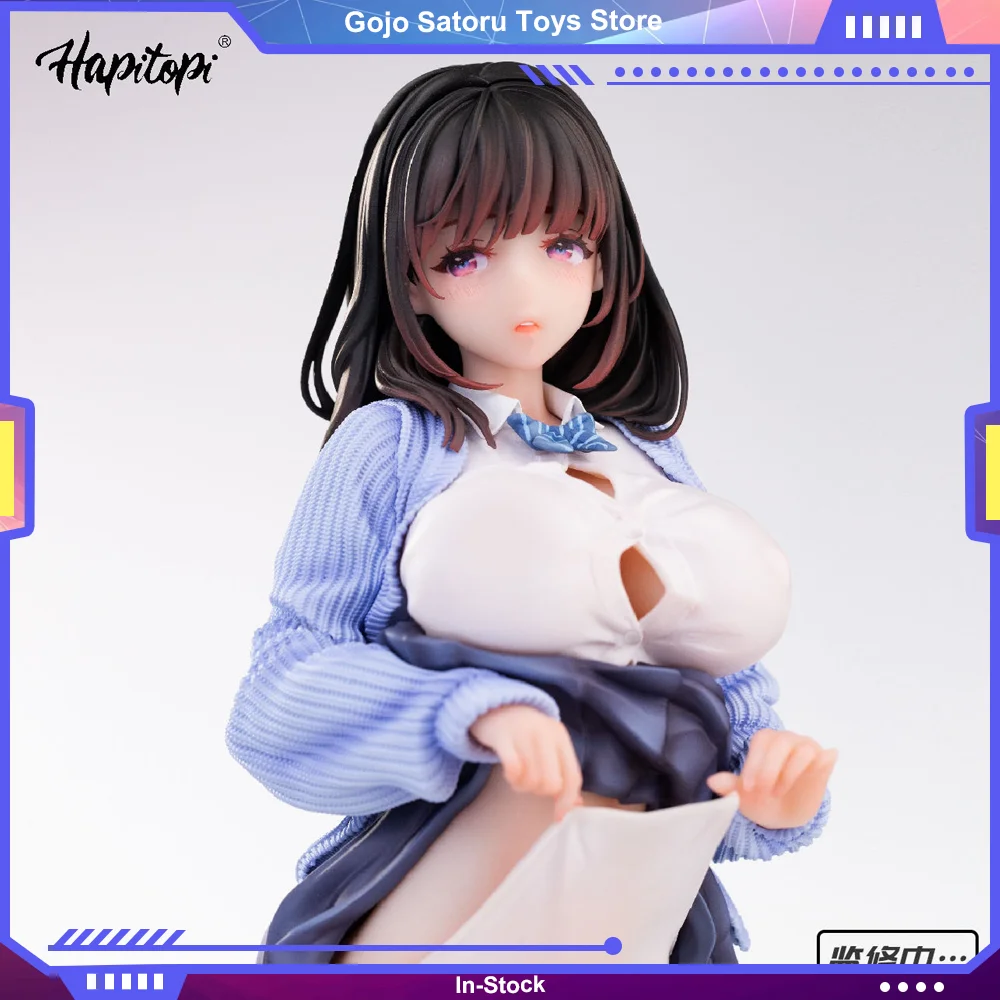 

27cm Original Bathroom Sister Hitomio 1/6 Figure Hapitopi Anime PVC Action Figure Action Figure Collection Anime Model Doll Toy