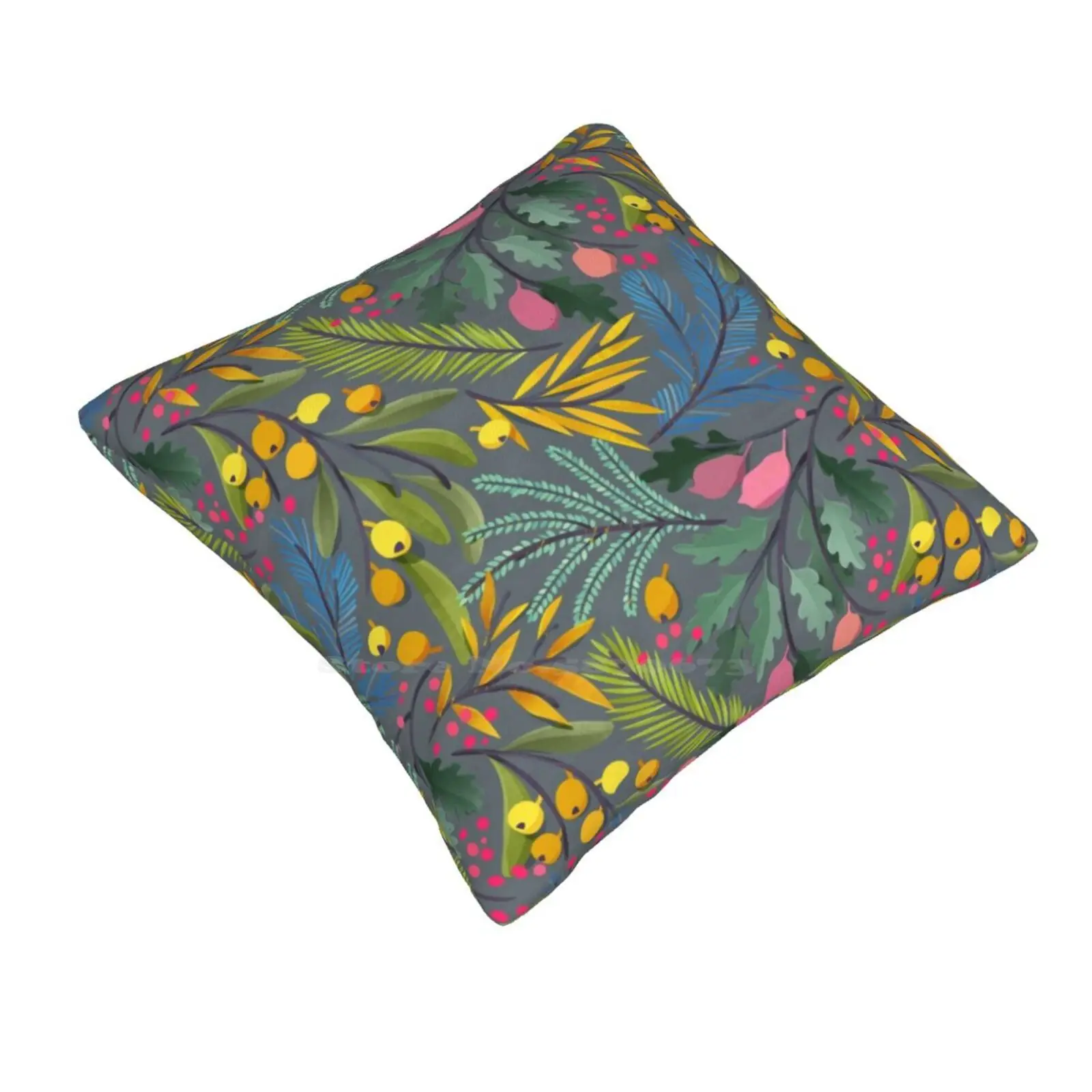 Fairy'S Garden Fashion Sofa Throw Pillow Cover Pillowcase Witch Floral Delicate Magic Garden Nature Serenity Wanderlust