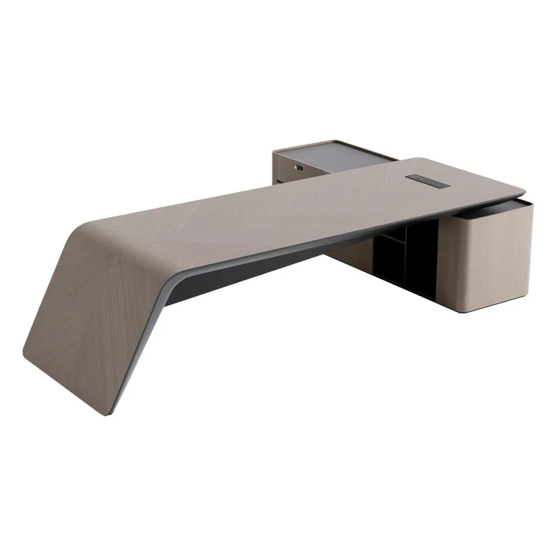 

Designer boss table simple modern president desk office multi-function single high-class