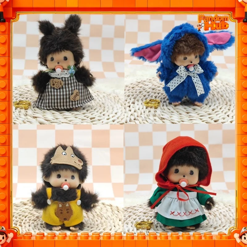 NEW NEW NEW 2025 HOT-SALE Mongon Monkey Kawaii Cute Figure Model Doll Keychain Bag Pendants Toy Gift For Fans