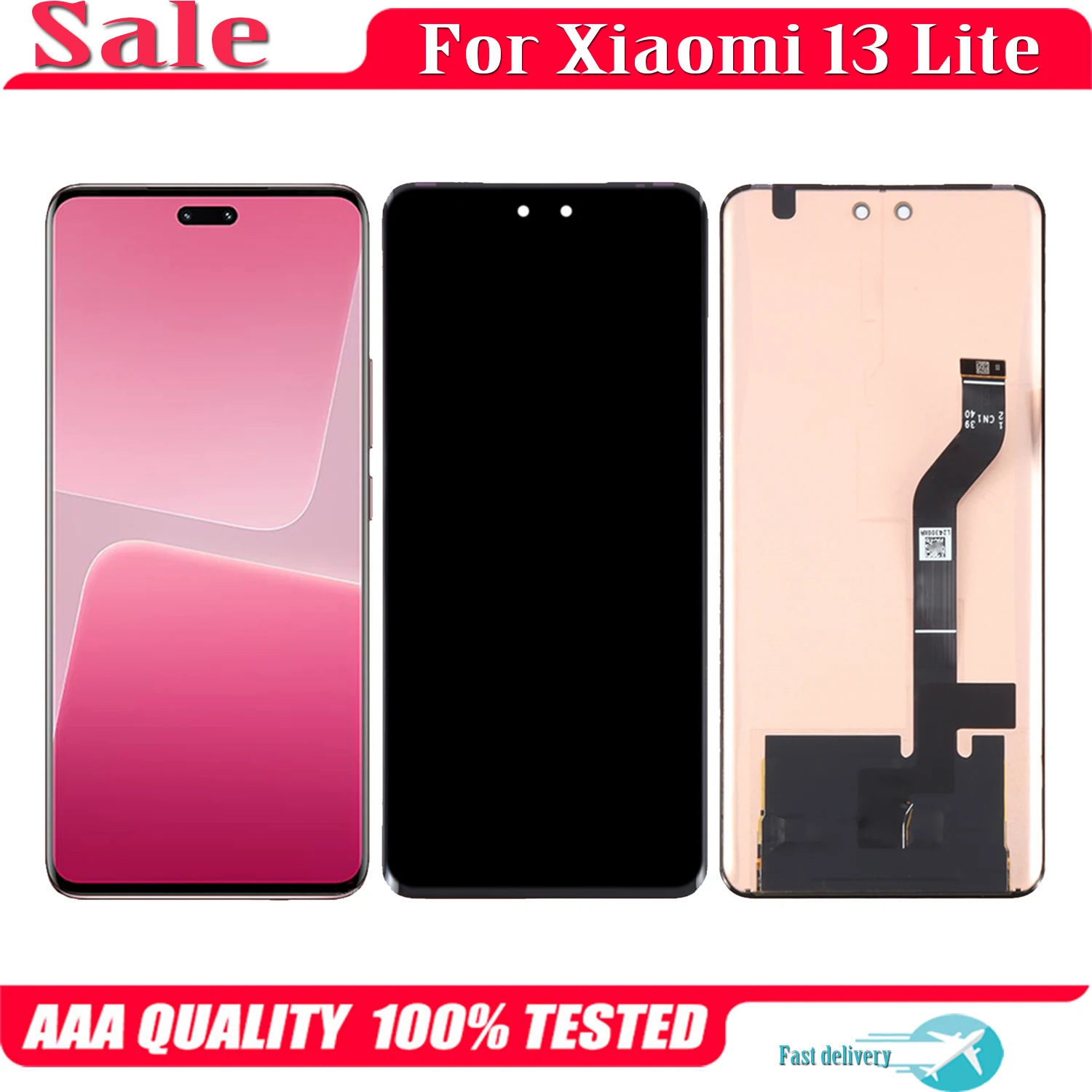 

AMOLED For Xiaomi 13 Lite LCD Display Touch Screen Replacement Digitizer Assembly For Xiaomi 13Lite LCD