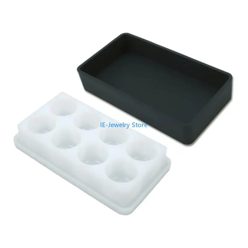 

W8KF Diy Crystal UV Storage Box With UV Epoxy Resin Casting Mold