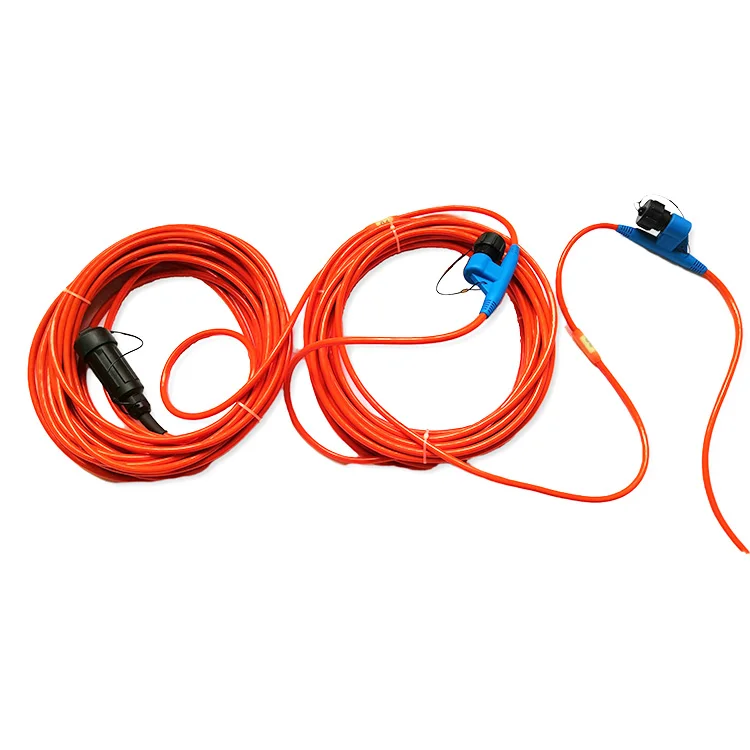 Seismic Cable 24 Channels with 24 Pcs KCK Screw Fit Female Take-out Terminated with 61 Pin  (24-61S) Female Connecter