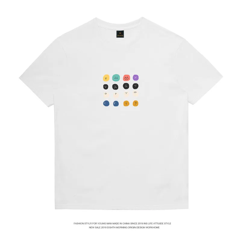 Master of Expression Management 2026 Pure Cotton Printed Short-Sleeved Women T-Shirt Men Creative Personalized Clothing Summer