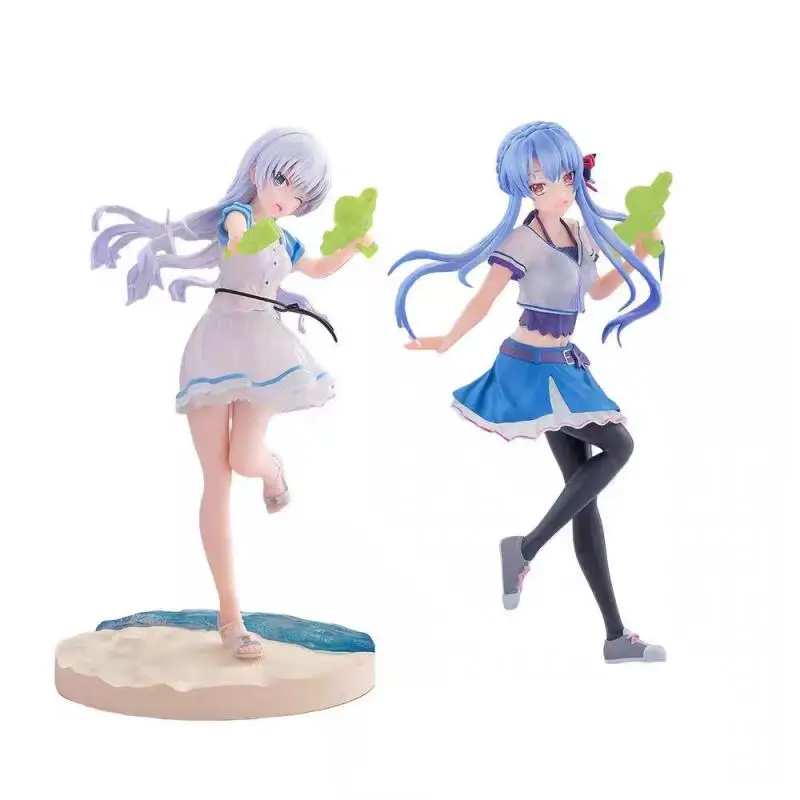 Genuino Sega verano bolsillos Luminasta Naruse Shiroha Sorakado Ao Tsumugi Wenders Kushima Kamome Original Anime figura modelo Juguetes