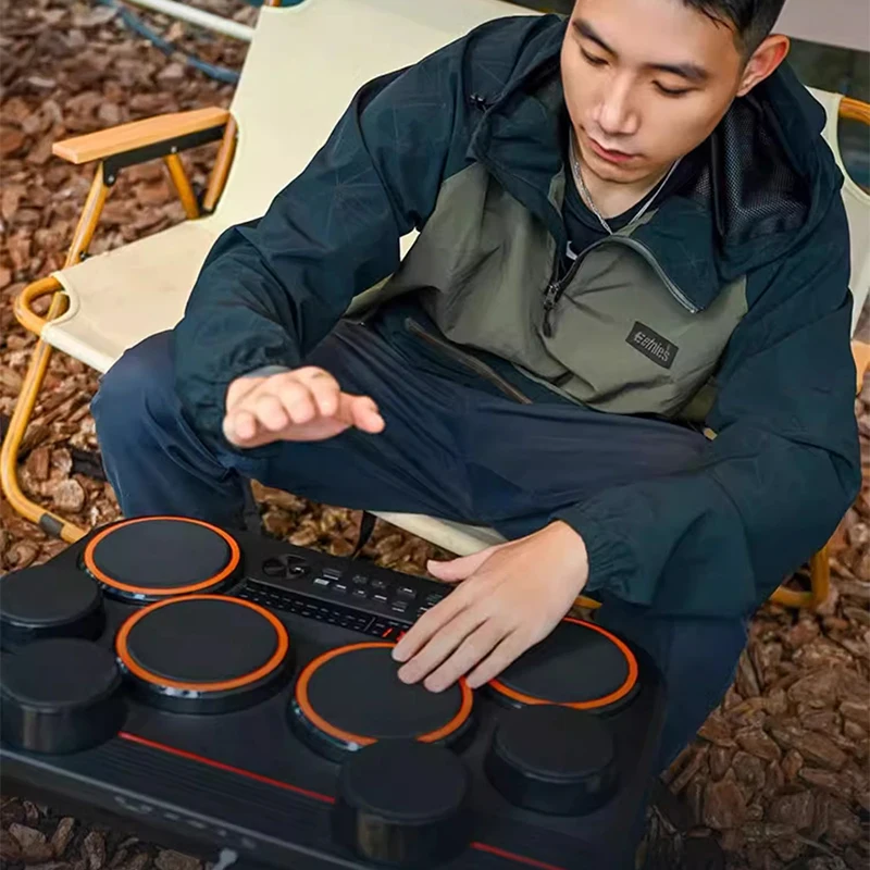 

DD325 full mesh desktop electronic drum, compact and portable outdoor percussion instrument, performance electronic drum