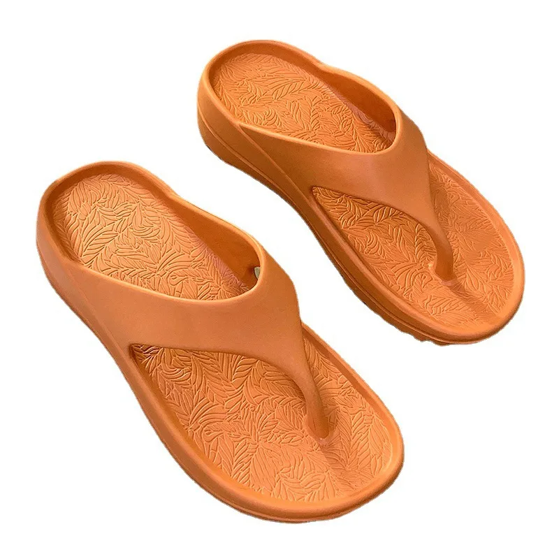 

Slippers Outdoor Women Fashion Wear Soft-soled Thick Slope with Couples Pinch Their Feet To Mop The Beach Sandals and Slippers