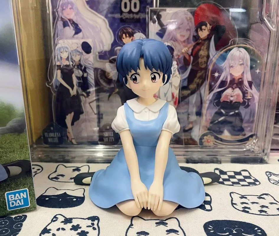 Bandai Ranma 1/2 -Relax time-Ranma Akane Tendo Shampoo Action Figurine Banpresto Giocattoli Modello Bambola Anime Figura Originale