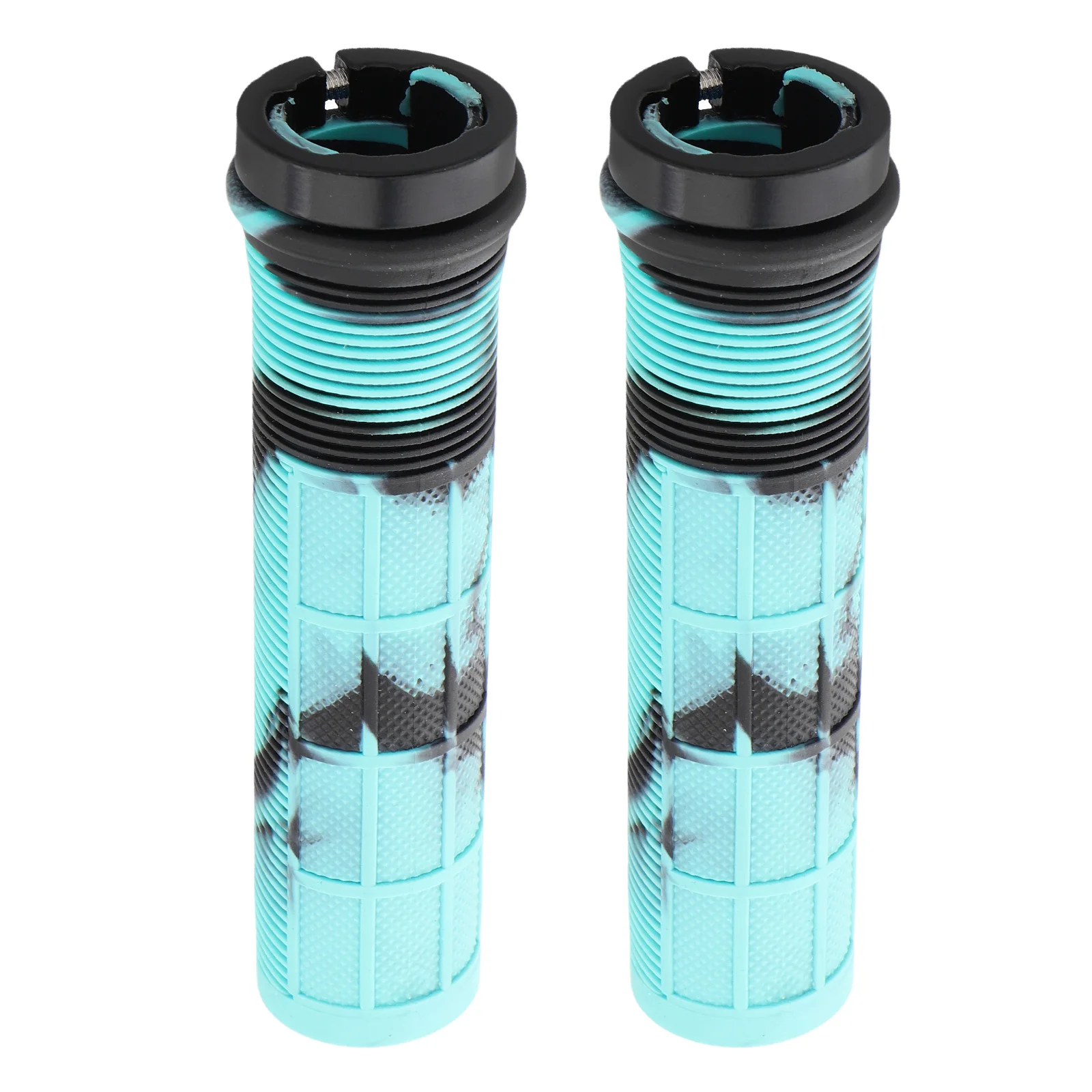 

1Pair Mountain Bike Handlebar Grips Soft Non-Slip Anti-Slip Ergonomic Comfortable Bicycle Grip for Road Mountain Bikes Cycling