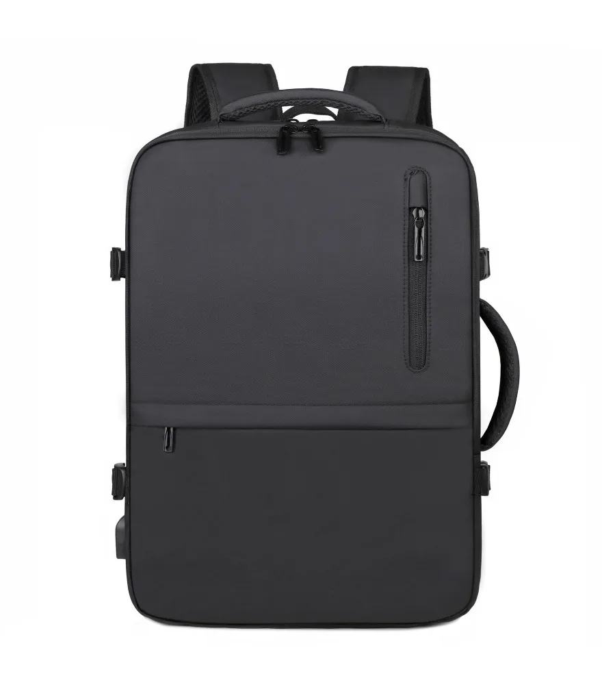 Expansion multi-pocket storage usb charging men's computer bag backpack men's multi-functional anti-splashing fabric
