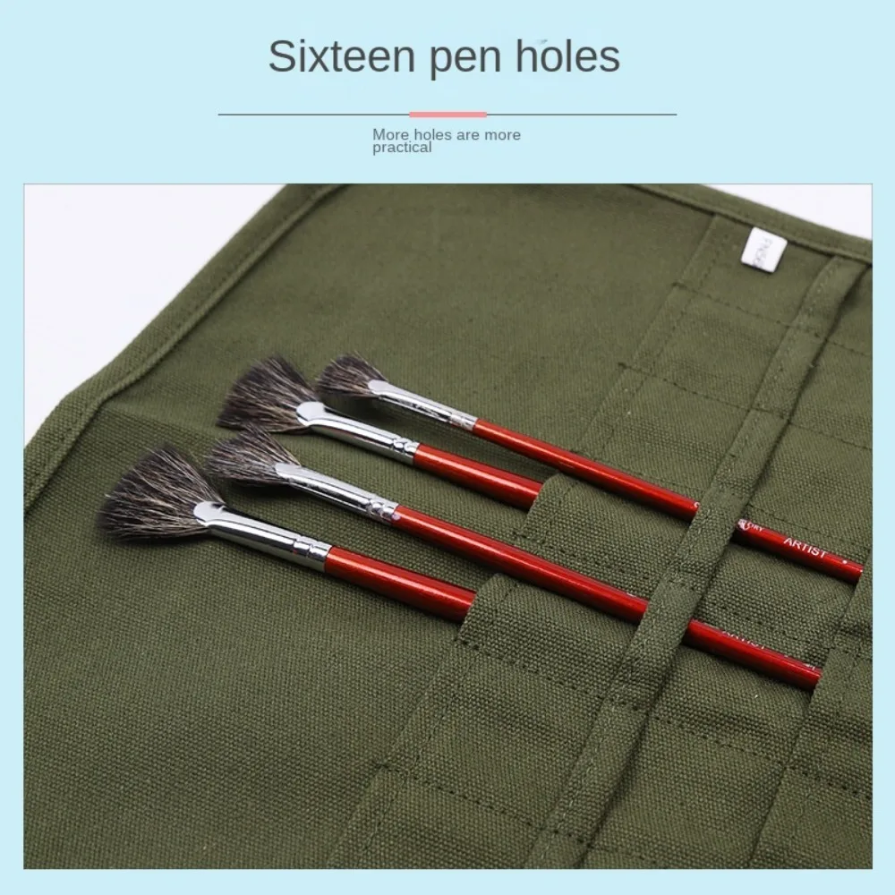 

Прямоугольный холст, держатель для масляной краски, сумка для кистей, художник, акварель ​ Чехлы для ручек Draw Pouch