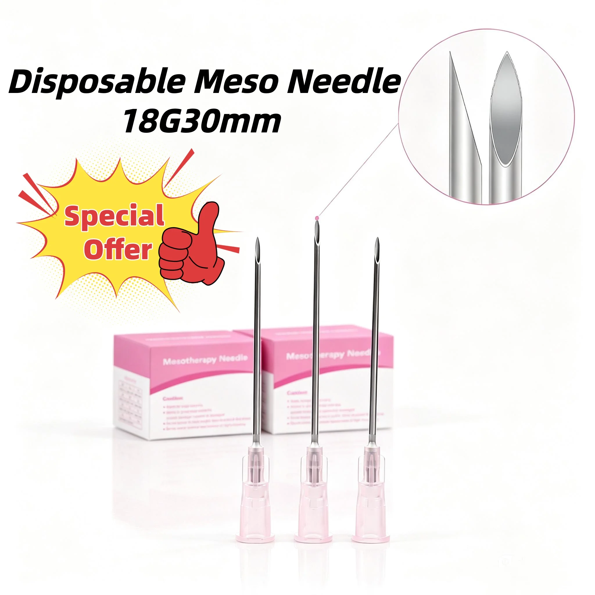 agulha-meso-minimamente-invasiva-18g-30mm-para-infusao-eficiente-de-serum-ponta-afiada-lisa-sem-rebarbas-100-pecas-por-caixa-embalagem-esteril