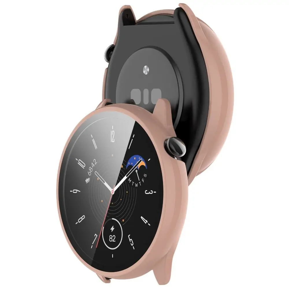 Accessories Full Coverage Shell Screen Protector Case Cover Tempered Protective Film For Amazfit GTR Mini