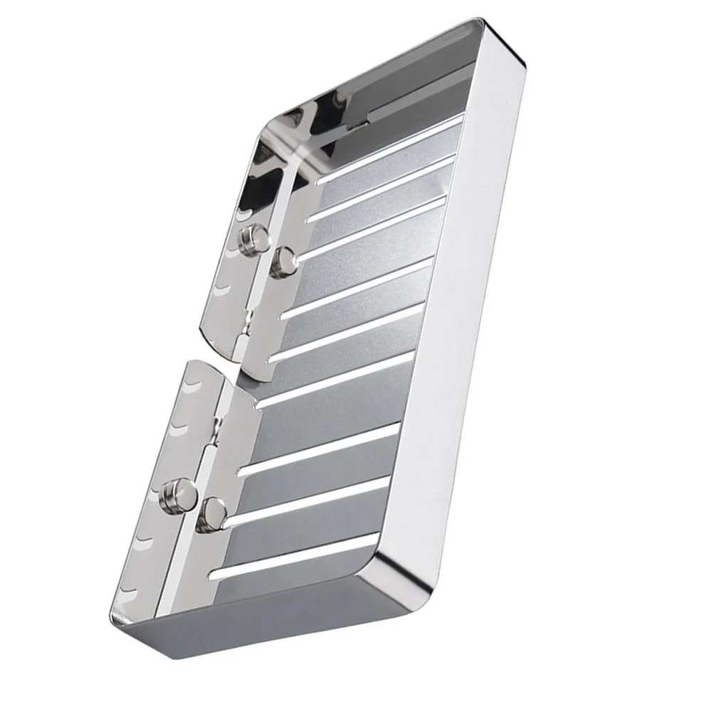 

Stainless Steel Wall-mount Holder Premium Material Water Draining Design Bathroom Wall-mount Holder Bar Soap for Shower