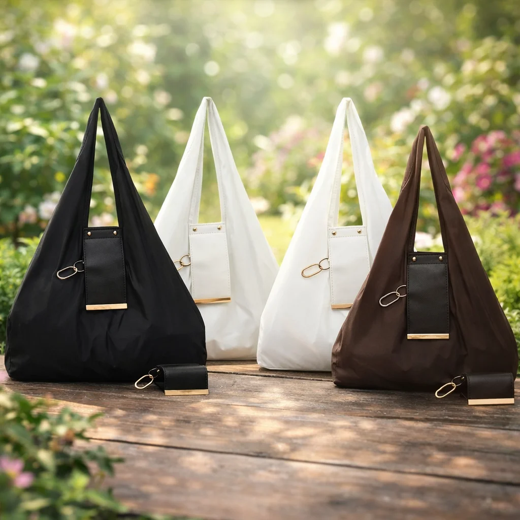 

Модная мини-сумка-тоут с кольцом для ключей, складная экологичная сумка для супермаркета, вместительная расширяемая сумка для путешествий