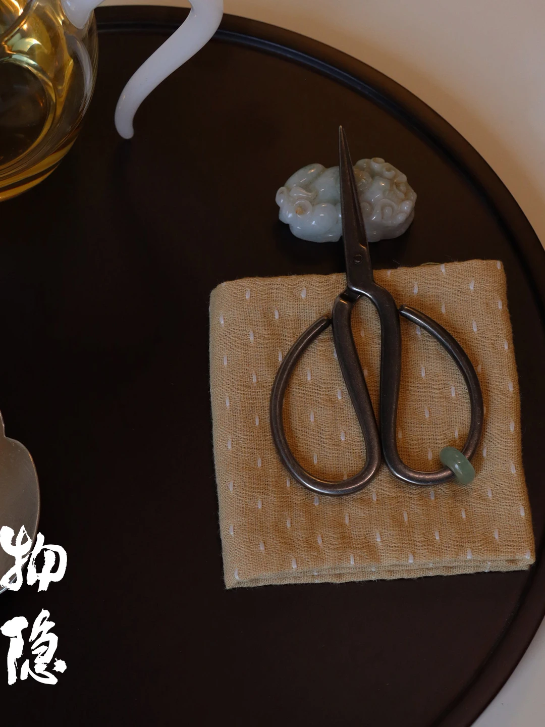 

Портативные ручные ножницы для чая из старинного железа, маленькие, для чайных пакетиков и листьев чая, профессиональные ножницы для дома, шитья и рукоделия