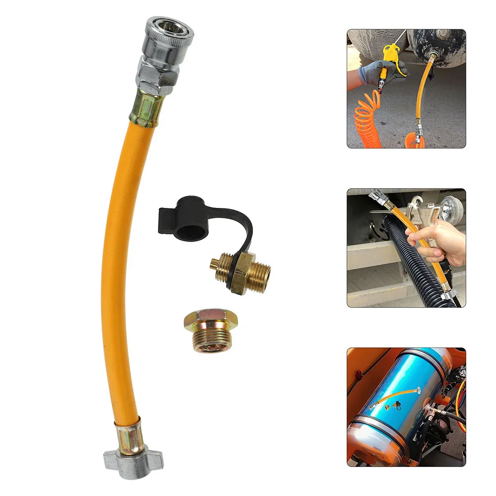 

1Set Hose Heavy Duty Truck Inflator for Trailer Truck Parts Assembly Trailer Line Hose Heavy Duty Tractor