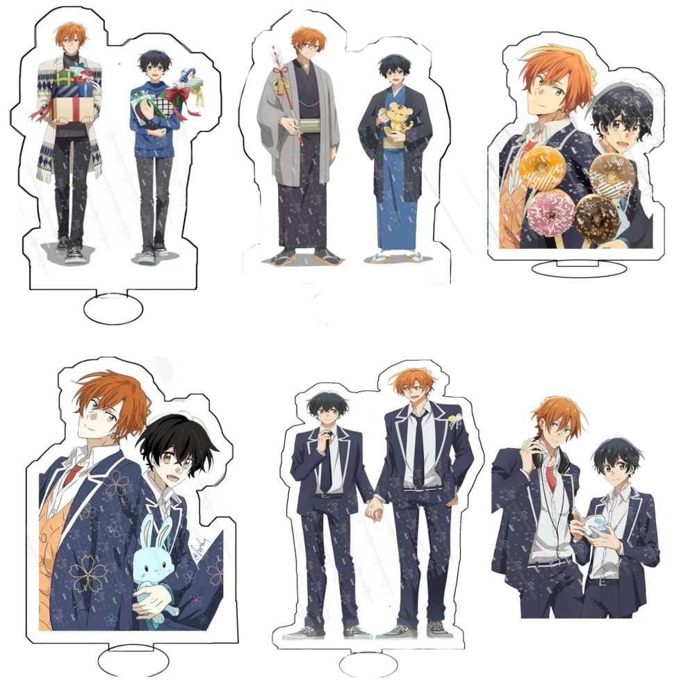 Anime Fans Gift Charm BL Sasaki to Miyano Acrylic HD Character Stand Model Plate Miyano Sasaki Standee Desk Decor Series Gifts