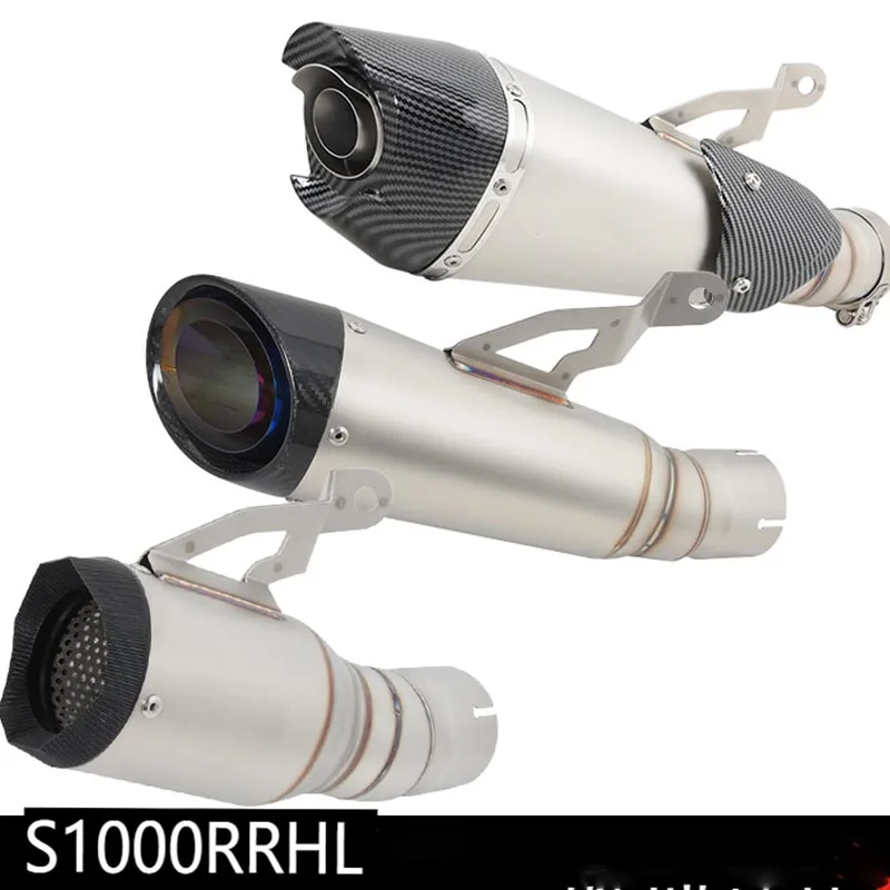 

Выхлопная труба мотоцикла, подходит для выхлопной трубы S1000R, 21-25 лет, модифицированная прямая выхлопная труба S1000RR