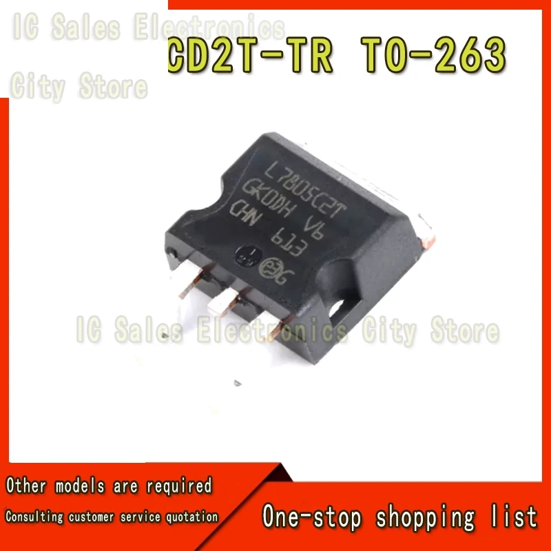 5-10Pcs 100% New Original L7805CD2T-TR TO-263 SMD 7805 L7805C2T three-terminal regulator IC Chip In Stock Wholesale