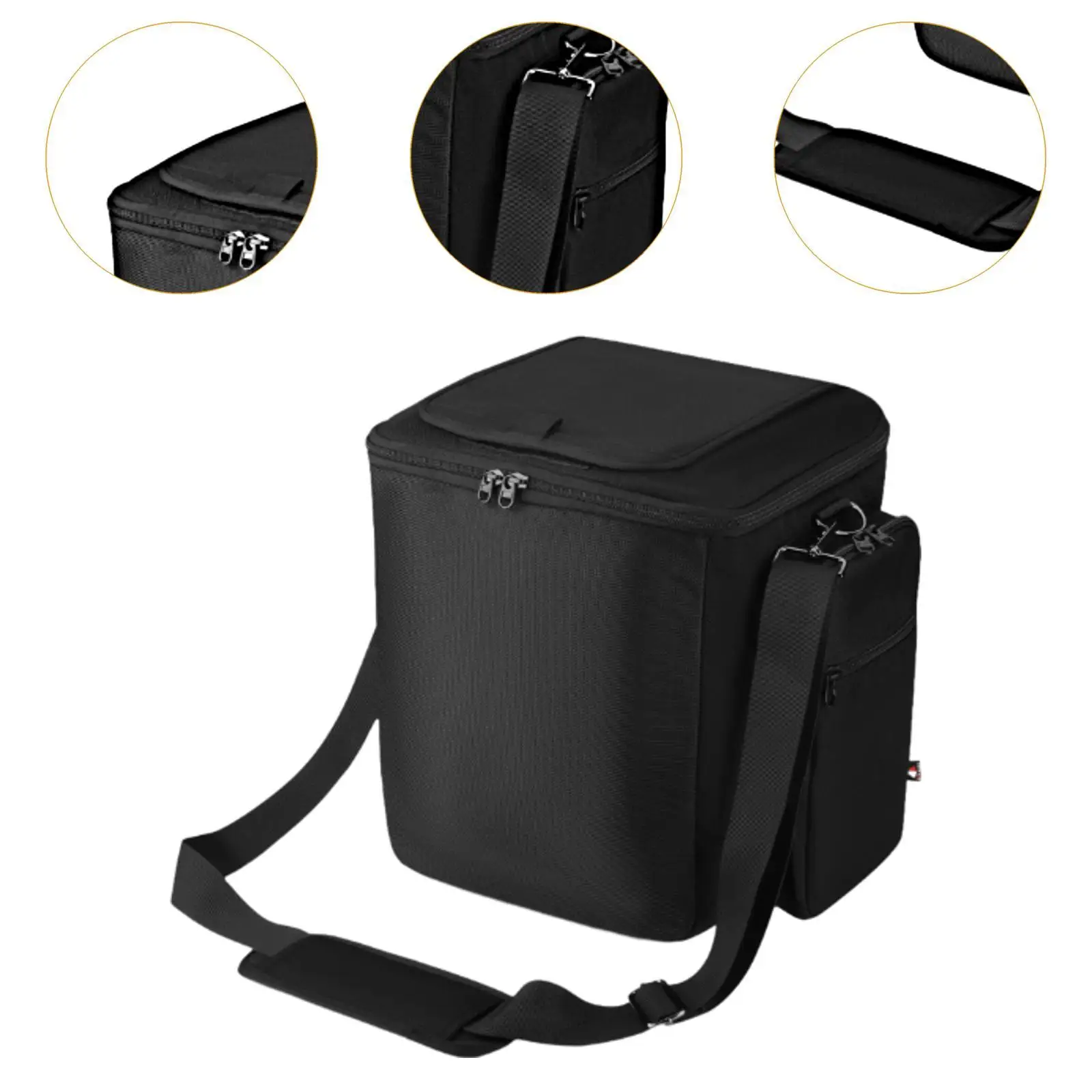 Speaker Bag with Pocket Wear Resistant Speaker Organizer Case Speaker Case