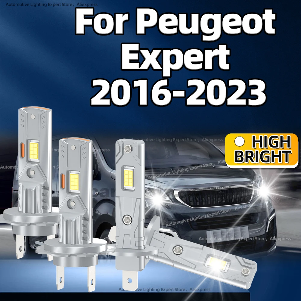 

2/4 шт., автомобильные лампы для Peugeot, 6000 лм, 2016 K
